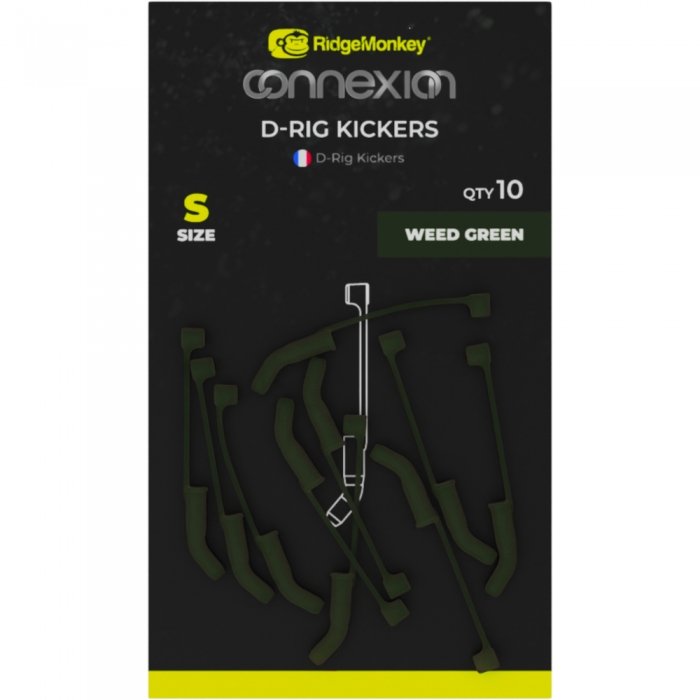 Лентяйка Ridge Monkey Connexion D-Rig Kickers Organic Brown L 10шт Лентяйка Ridge Monkey Connexion D-Rig Kickers Organic Brown L 10шт