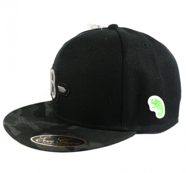 Кепка EverGreen B-TRUE FLAT CAP TYPE B col. BLACK CAMO X BK